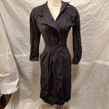 Vintage Giorgio Armani Women&#39;s Black Dress, Size 38 - £158.26 GBP