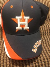 Houston Astros Fan Favorite Basic Adjustable Hat - Navy And Orange - £11.67 GBP