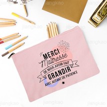 Thank You Teacher for A Wonderful Year Print Pencil Case School Stationery Suppl - £45.71 GBP