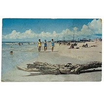 North Myrtle Beach SC Postcard Ocean Drive Beach Worlds Widest Strand Vtg 1960&#39;s - $6.62