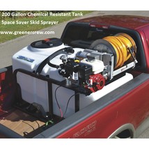 200 Gallon Space Saver Skid Sprayer Chemical Resistant Tank - $5,396.76