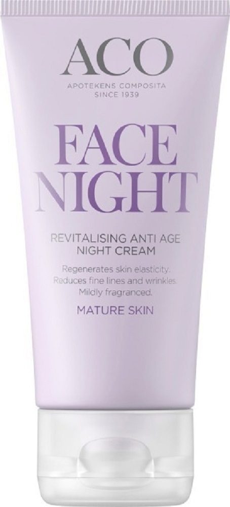 ACO Face Anti Age Revitalizing Night Cream 50 ml/ 1.7 oz Fine Lines,Mature Skin - $36.90