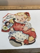 Vintage Merry Christmas Card - £7.58 GBP