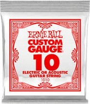 Ernie Ball .10 Loop End Plain Single - $1.50