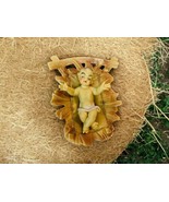 Vtg BABY JESUS Christmas Nativity Scene Figure Hard ART PLASTICS Hong Ko... - $16.80 CAD