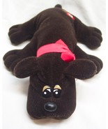 VINTAGE 1985 Tonka Pound Puppies DARK BROWN PUPPY DOG Plush STUFFED ANIM... - $19.80