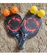 Allizego Pickleball Paddles Set 2 Fiberglass Rackets with Cushion Grip - $540.17 MXN