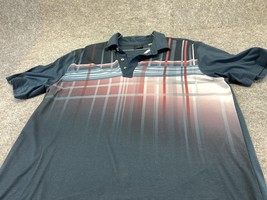 Greg Norman Polo Shirt Mens Large Shark Play Dry Performance Golf Tennis - $11.87