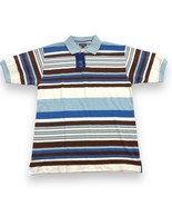 NWT Men&#39;s Koman Jeans Polo Shirt Striped Y2K Baggy Extra Long - $20.51 CAD