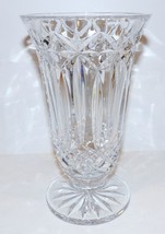 Stunning Signed Waterford Crystal 8 3/8&quot; Beautifully Cut Vase - £87.04 GBP