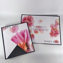 Mary Kay Consultant 3 Ring Binder 2018 with Satin Hands Party Pages &amp; Party Sign - £7.77 GBP