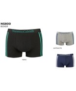 3 Men&#39;s Cotton Stretch Boxers with External Elastic Nazareno Gabrielli 800 - $29.12 CAD+