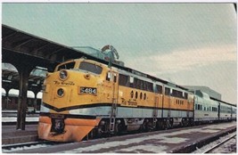 Postcard Train Rio Grande 5484 At Denver Station Royal Gorge Denver Zephyr 1963 - $3.95