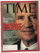 Ross Perot Signed Autographed Time Magazine Cover - Adelman Collection - £47.95 GBP