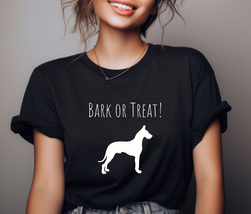 Halloween Theme Great Dane Tee Shirt, Bark or Treat!, Great Dane Print T... - £7.49 GBP+