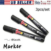 3Pcs Camlin Permanent Marker Pen Waterproof For Rock Painting Office &amp; S... - £18.87 GBP