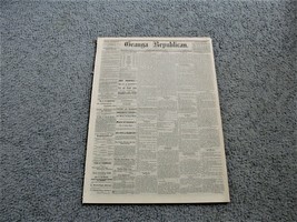 Geauga Republican, Wednesday, January 12, 1881- Chardon, Ohio Newspaper. - £14.83 GBP