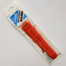 Genuine Factory Watch Band 16mm Orange Rubber Strap Casio Pro Trek PRG-270-4A - £29.50 GBP