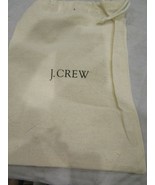 J Crew Linen Draw String Drawstring Cream Color Reusable Jewelry Travel ... - £6.24 GBP
