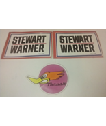 UNUSED!! VINTAGE! 2X STEWART WARNER &amp; 1 THRUSH STICKERS, FREE SHIPPING U... - $273.81 MXN