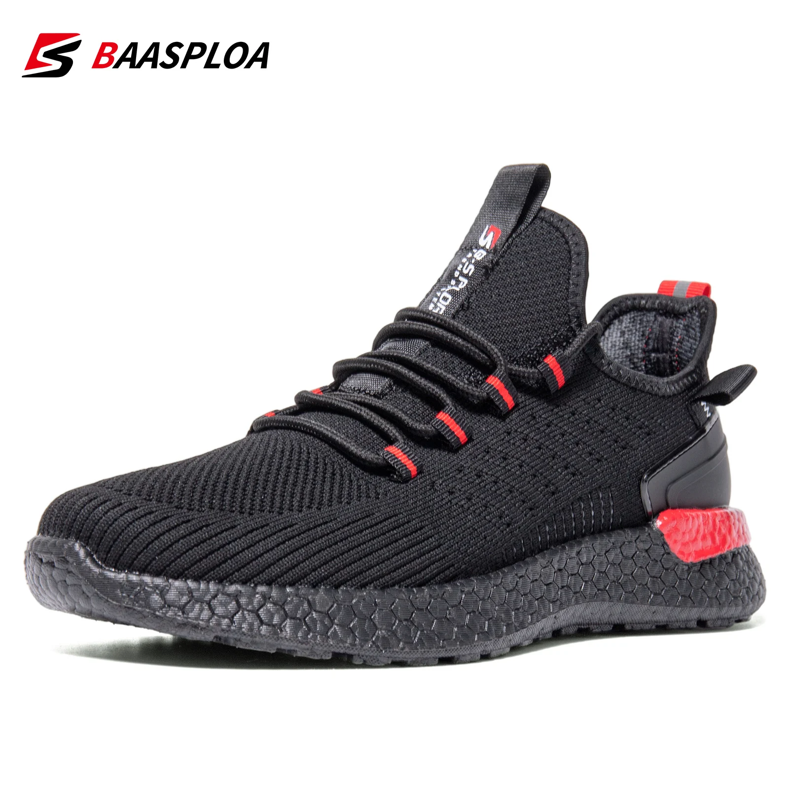 Best Sneakers Baasploa 2024 Men Running Shoes  Trendy  Casual Light Wal ... - £59.41 GBP