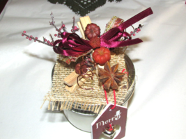 HOLIDAY wax CANDLES wood wick Kerr jars CUSTOM hand made 'touch of Fall' - $6.00