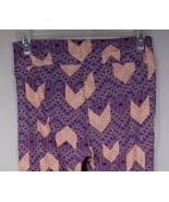 New LuLaRoe Tall &amp; Curvy Leggings Purple With Pink &amp; Yellow Diamond &amp; Ch... - £12.42 GBP