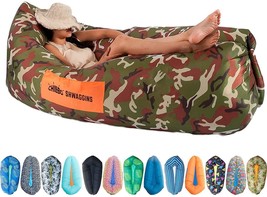 Chillbo Shwaggins Inflatable Couch – Cool Inflatable Lounge Camping Accessories - £55.55 GBP