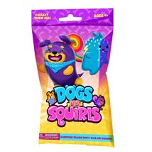 Dogs vs Squirls - Mystery Bag - 1pk - 4&#39;&#39; Super-Soft &amp; Bean-Filled Plushies| Col - £10.26 GBP