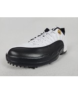 Nike Air Jordan 12 Low Taxi Golf Shoes Men's U.S. Size 10 Black White DH4120-100 - $229.99
