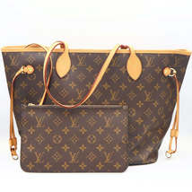Louis Vuitton Neverfull MM Tote Bag Shoulder Pouch - £2,052.31 GBP