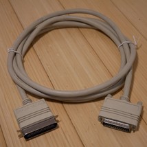 Vintage  Beige Sysdyne! Male DB25 to Centronics Cable 26AWG (7 feet) - $23.36