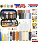 Heavy-Duty Sewing Kit: 60pcs with Upholstery Threads &amp; Needles for DIY R... - $39.86 CAD
