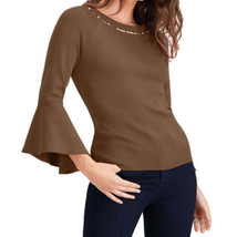 allbrand365 designer Womens Bead Neck Bell Sleeve Top Size:XX-Large - £58.39 GBP