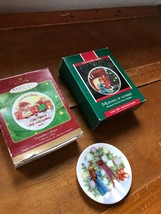 Lot of 3 Vintage to Now Hallmark Porcelain Grandma’s House Morning of Wo... - $11.29
