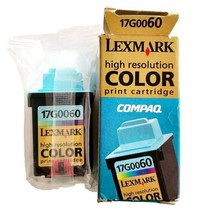 Lexmark Ink Cartridge New 17G0060 High Resolution Sealed Color 1999 Vint... - €17,52 EUR