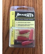 Parasite Lead Worm Weights 1/2 ounce 4 Pack Red Parasite System Ships N 24h - $16.42 CAD