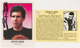 Steve Rude SIGNED 1992 Famous Comic Creators Eclipse Artist Card #9 ~ Nexus - $25.73