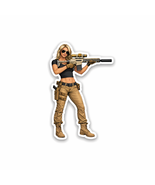 Gun Girls Q BoomBox Woman Sticker Vinyl Decal Waterproof Scope Rifle - $4.50+