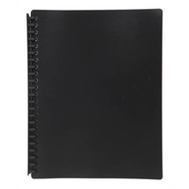 Marbig Refillable Display Book 20 pocket (A4) - Black - £12.83 GBP
