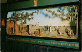 Diorama Mission of Nombre De Dios Saint Augustine FL Postcard PC498 - $4.99