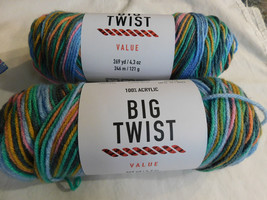 Big Twist Value lot of 2 Candy Bowl Dye Lot 459564 - £7.82 GBP