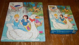 Vintage 1986 Walt Disney Dumbo Bambi Cinderella Snow White Jigsaw Puzzle - $16.34