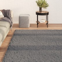 vidaXL Washable Rug Soft Shaggy Anthracite 63&quot;x90.6&quot; Anti Slip - $161.27