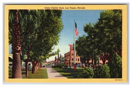 Union Pacific Park Las Vegas Nevada NV UNP Linen Postcard V4 - £3.83 GBP