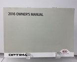 2016 Kia Optima  Owners Manual Handbook OEM L02B56012 - $22.49