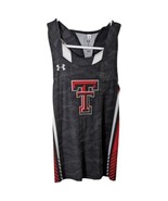 Texas Tech Track Singlet Tank top Womens Small Black Red Under Armour Ra... - £18.85 GBP