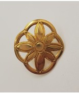 Daisy Girl Scout Pin Gold Tone Membership Girl Scouts Floral Lapel Pinch... - €14,44 EUR
