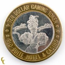Rio Rita Rio Suite Hotel &amp; Casino Game Token .999 Silver Limited Edition... - $66.16
