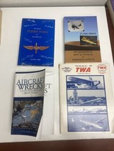 Aviation History Lot of Four Signed Books TWA, Northrup, Wrecks... - £45.91 GBP